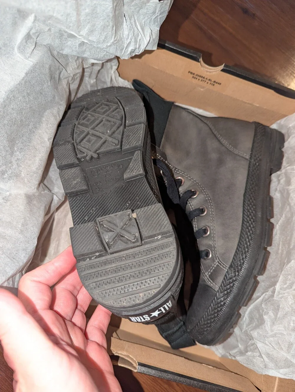 Converse CT Sargent Hi, Elephant Skin Black, Men's 9